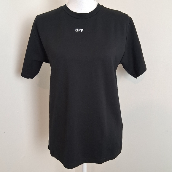 Off-White Diagonal Flower Shop Virgil Abloh 2018 Collection Tee Shirt Size M - Picture 3 of 12